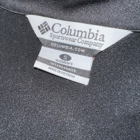 Columbia Interchange Soft Shell Jacket Black Red Size Small - Picture 6 of 6